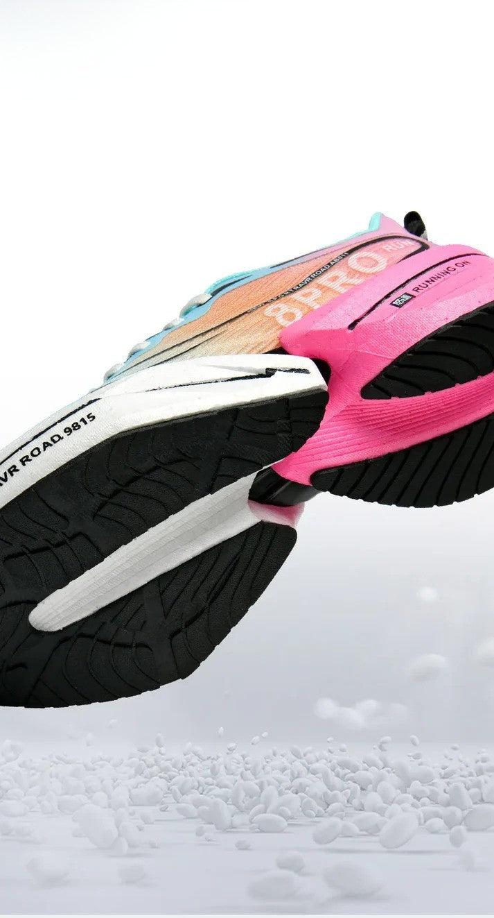 Unisex Carbon Plate Running Shoes – Lightweight, Breathable, Cushioned, Nonskid