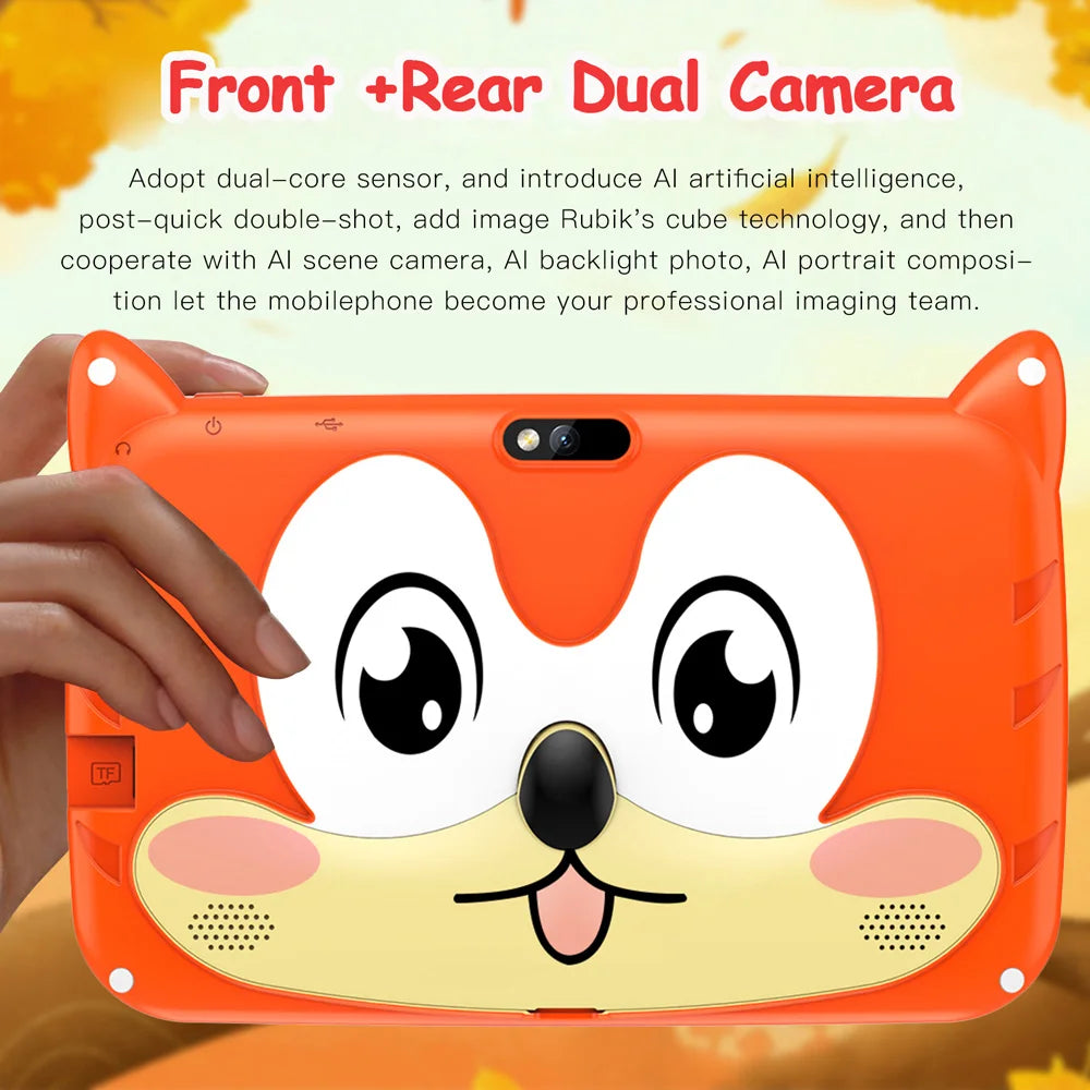 BDF 7" Kids Tablet Android 13 – 4GB+64GB, 5G WiFi, Dual Camera