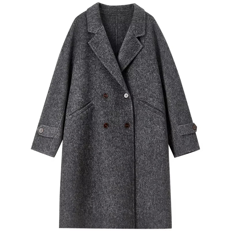 SENTUBILA Luxury Wool Coat – Elegance Redefined for Women