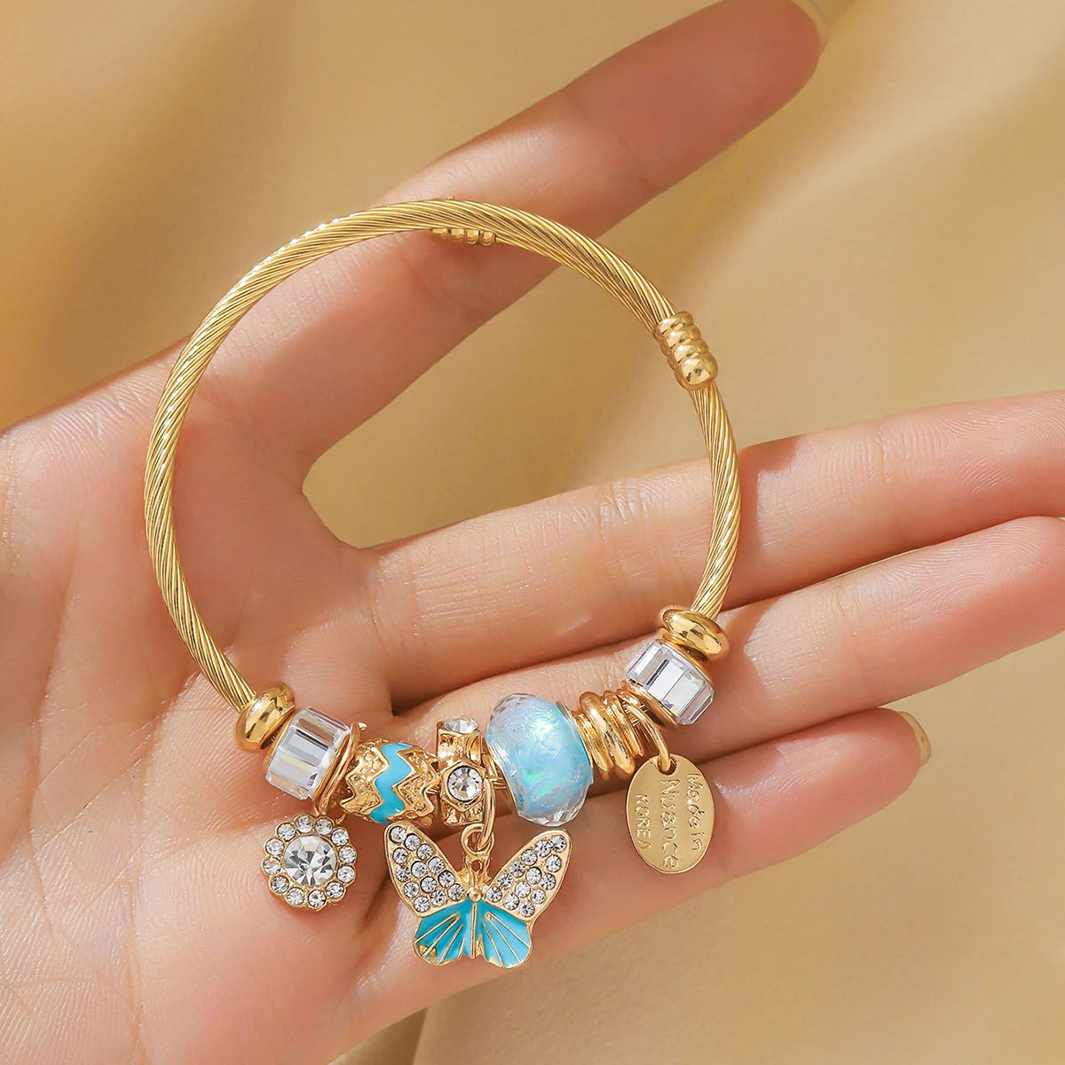 1PC Fashion Women's Multi Element Accessory Plate Family Bracelet, Suitable for Daily Wear, Party and Festival Gifts