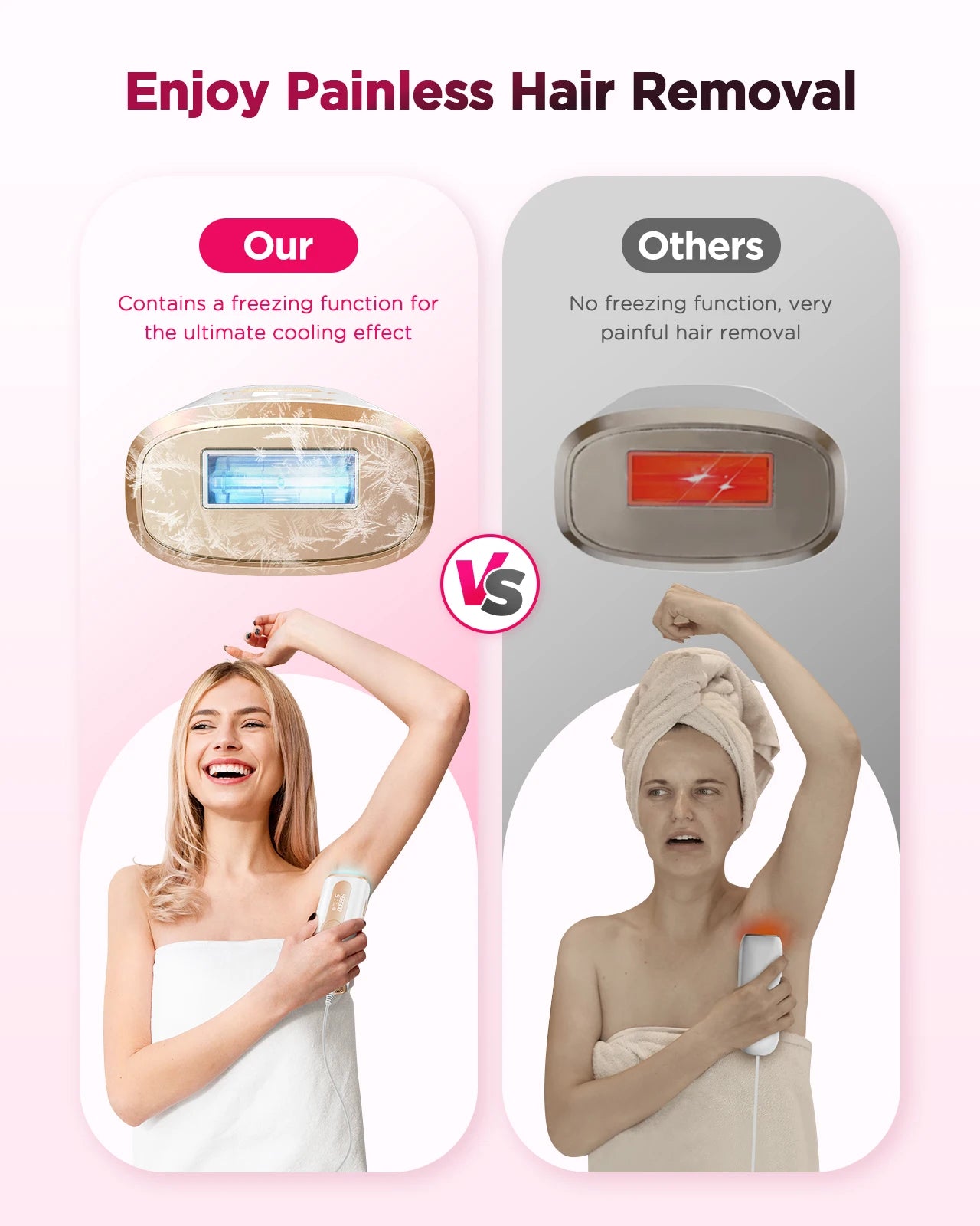 ice cool hair removal device