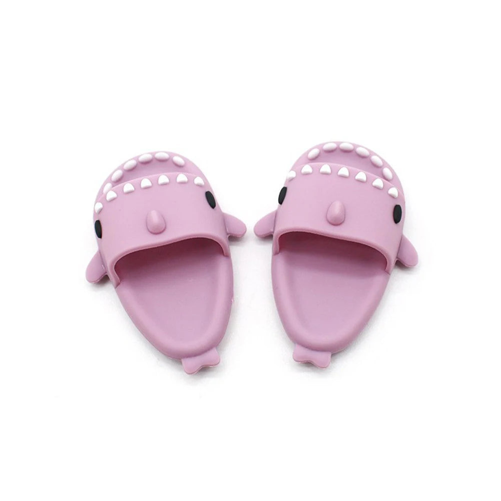 Labubu Doll Shoes ā Shark Slippers (17cm)