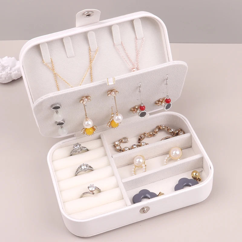 Travel Jewelry Case – Mini Portable Jewelry Organizer Box