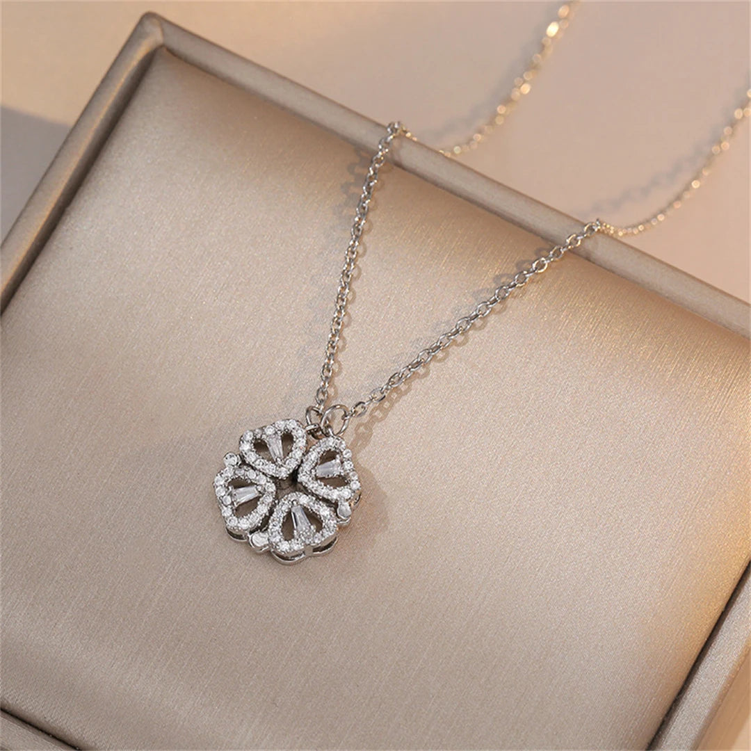Lucky Four Leaf Clover Women Necklace