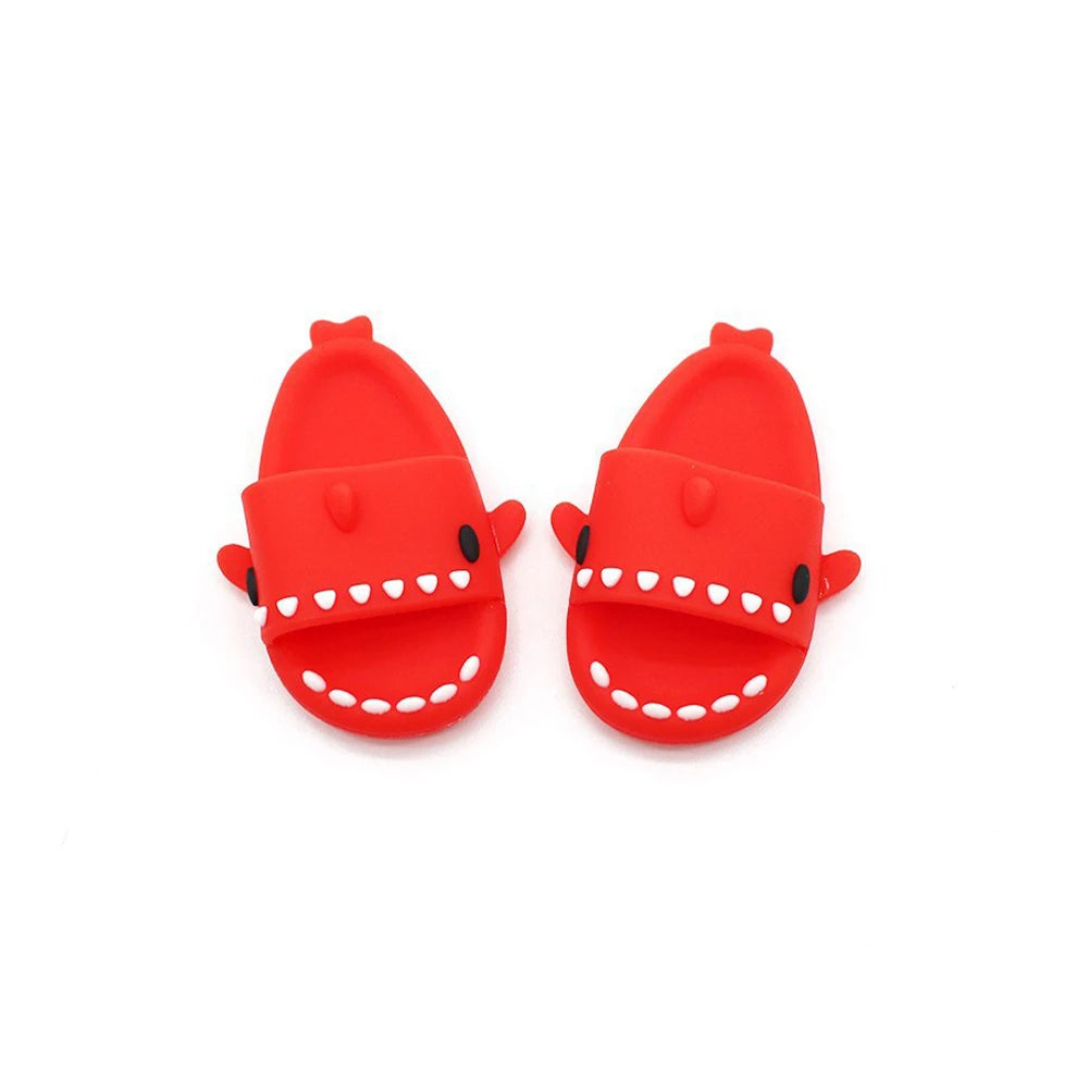 Labubu Doll Shoes ā Shark Slippers (17cm)