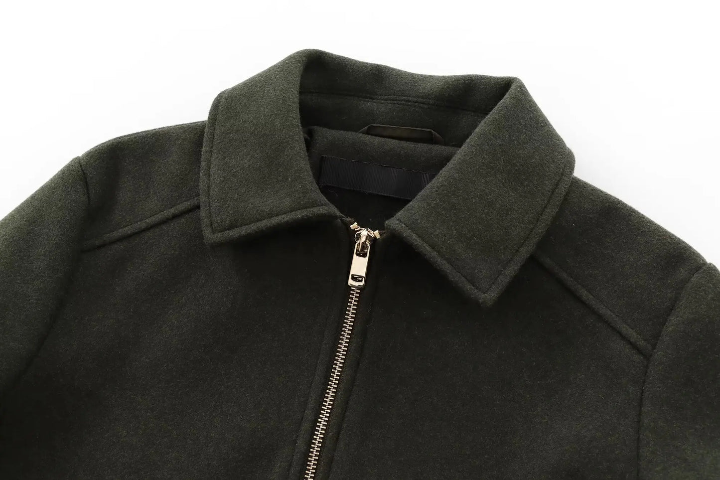 Women’s Winter Zipper Jacket – Short Streetwear Coat