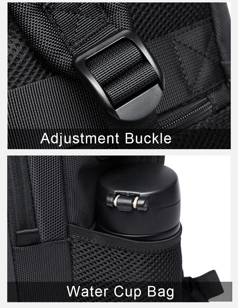BANGE Waterproof School Laptop Backpack with USB Charging