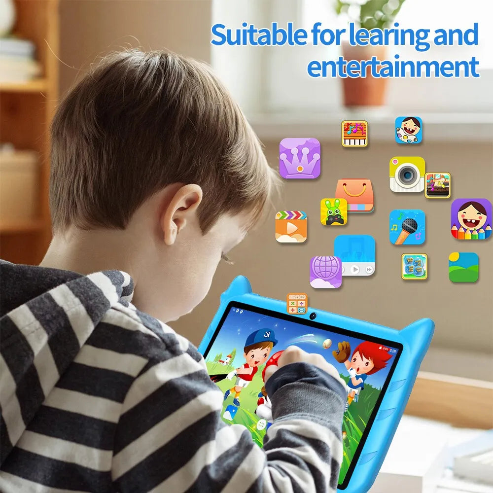 BDF 7" Kids Tablet Android 13 – 4GB+64GB, 5G WiFi, Dual Camera