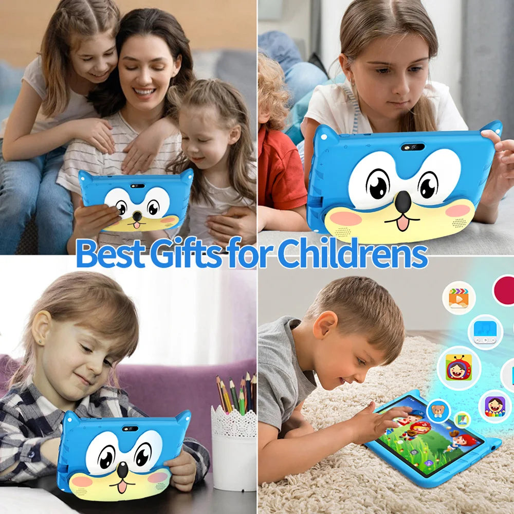 BDF 7" Kids Tablet Android 13 – 4GB+64GB, 5G WiFi, Dual Camera