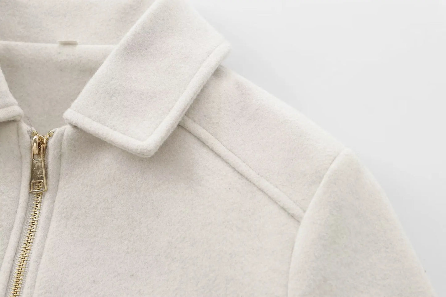 Women’s Winter Zipper Jacket – Short Streetwear Coat