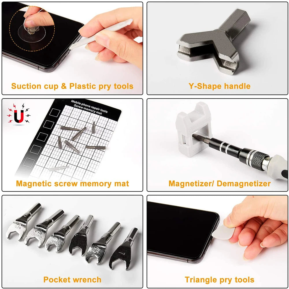 WOZOBUY Magnetic Screwdriver Set – Torx, Phillips, Repair Kit