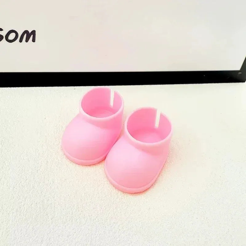 Labubu Doll Shoes ā Shark Slippers (17cm)