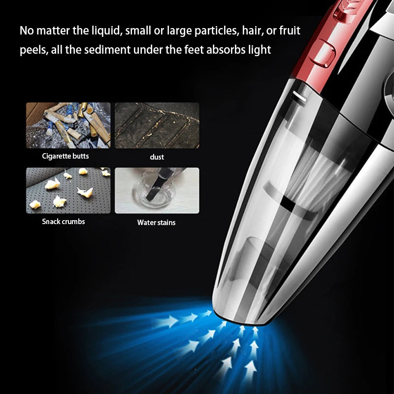 Wireless Handheld Car Vacuum Cleaner โ High Power