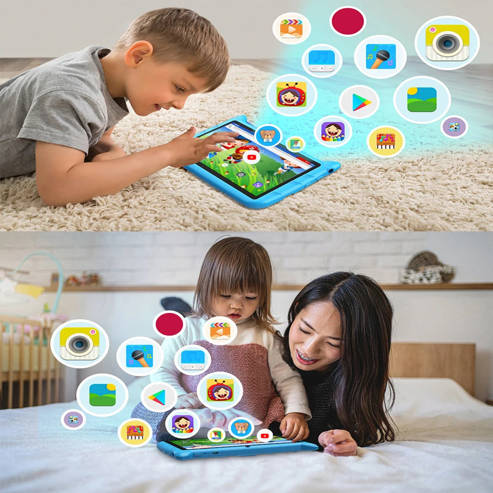 BDF 7" Kids Tablet Android 13 – 4GB+64GB, 5G WiFi, Dual Camera