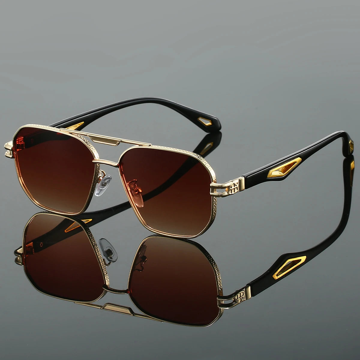KAMMPT Vintage Square Sunglasses