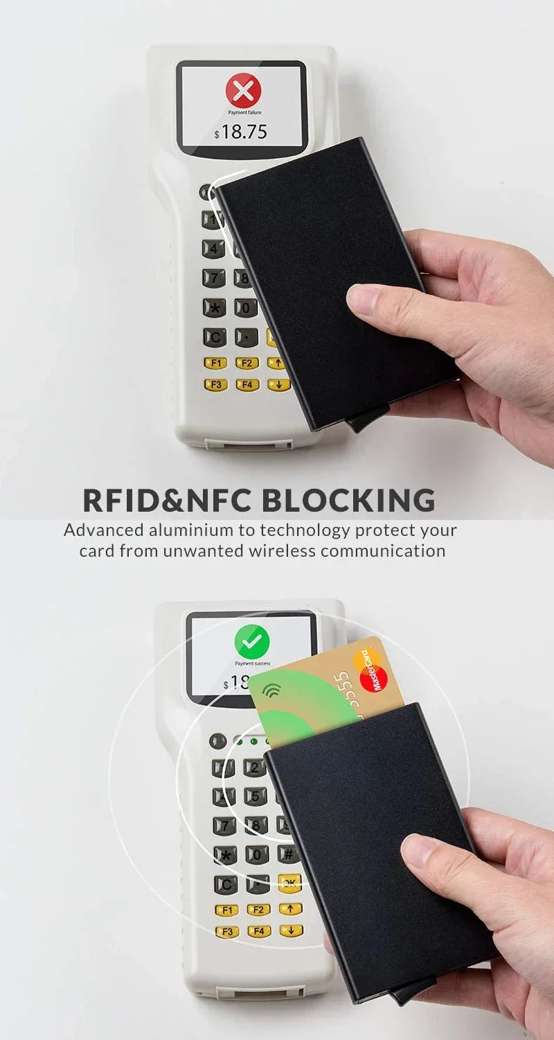 Men’s RFID Blocking Card Holder Wallet