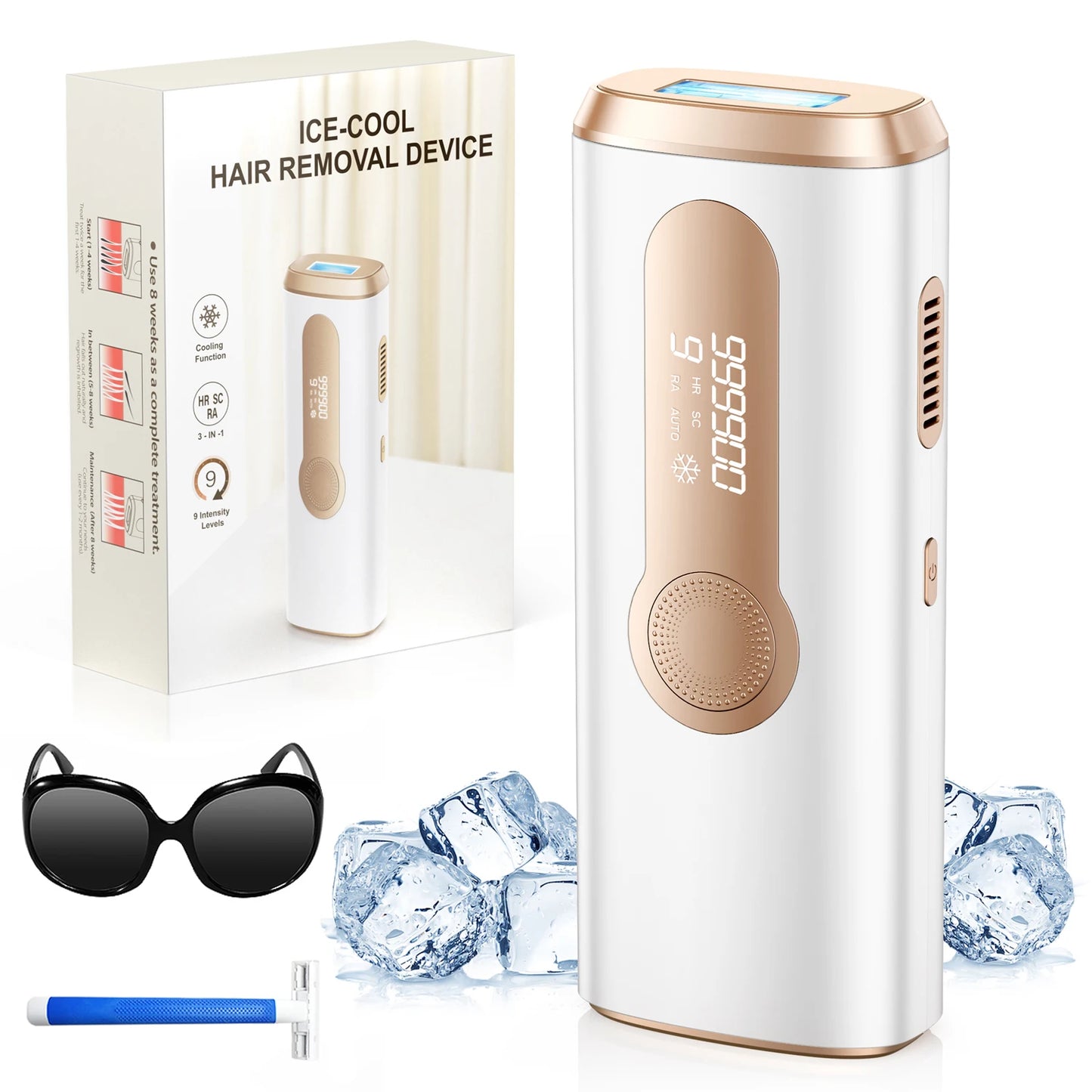 ice cool hair removal device
