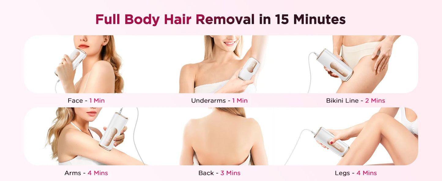 ice cool hair removal device