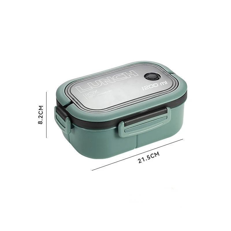 1200ML 2-Layer Bento Box – Leakproof & Portable