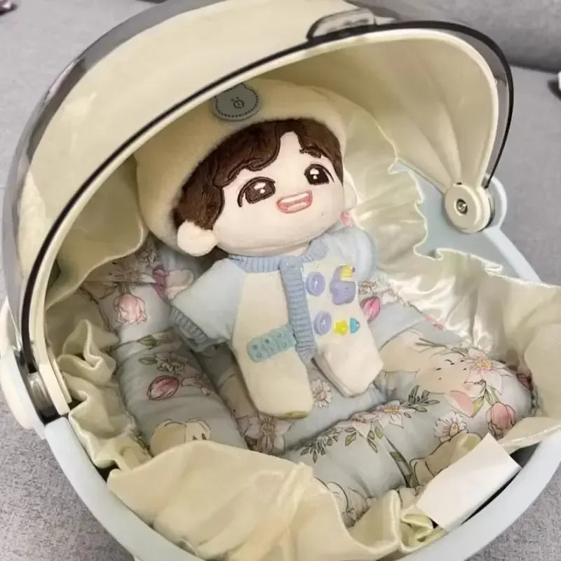 Labubu Doll Stroller & Cradle Storage Box β Baby Bed Furniture Accessories