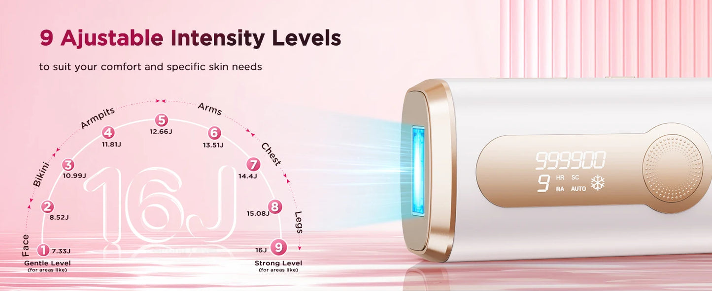 ice cool hair removal device