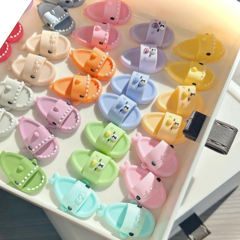 Labubu Doll Shoes ā Shark Slippers (17cm)