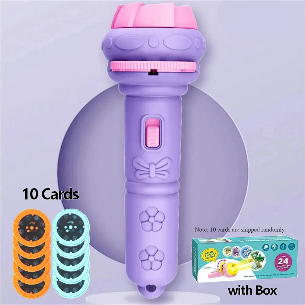 Cartoon Projection Flashlight Toy