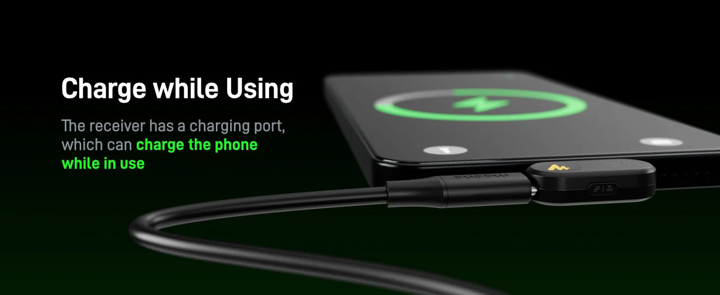 MAONO T1 Mini Wireless Lapel Mic for Phones