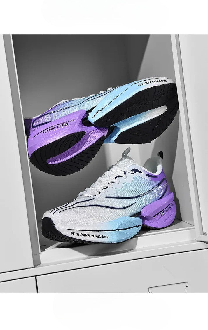 Unisex Carbon Plate Running Shoes – Lightweight, Breathable, Cushioned, Nonskid