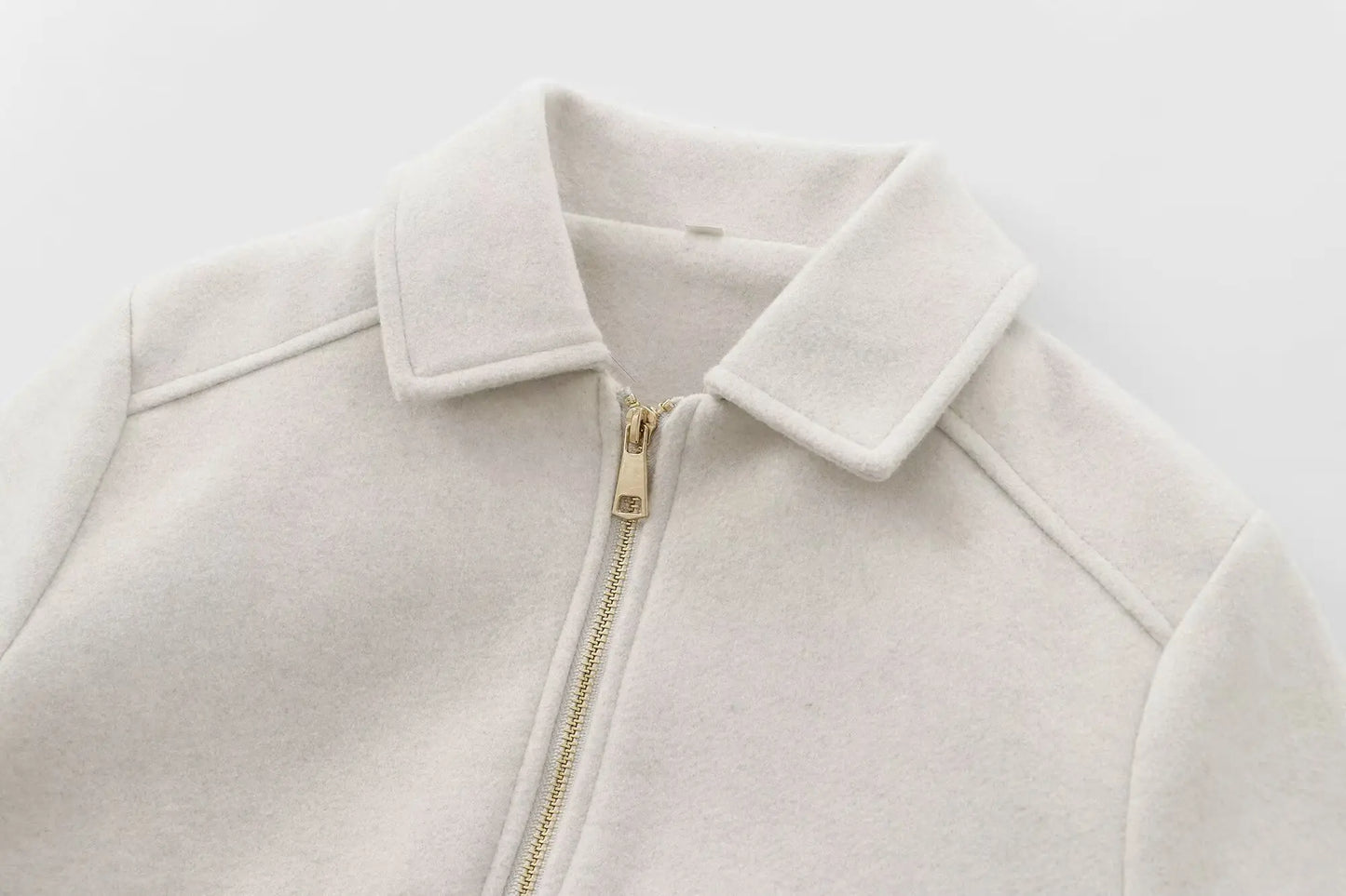 Women’s Winter Zipper Jacket – Short Streetwear Coat