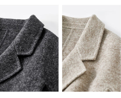 SENTUBILA Luxury Wool Coat – Elegance Redefined for Women