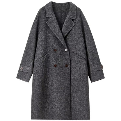SENTUBILA Luxury Wool Coat – Elegance Redefined for Women