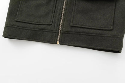 Women’s Winter Zipper Jacket – Short Streetwear Coat