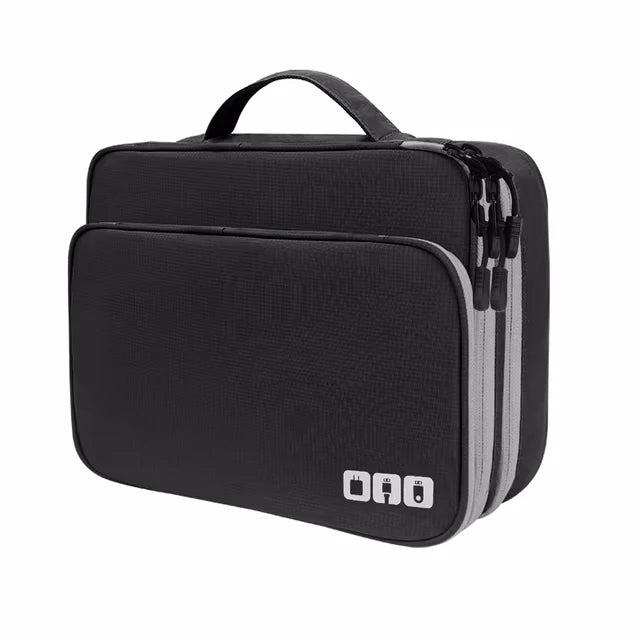 Multi-Layer Travel Cable Organizer Bag