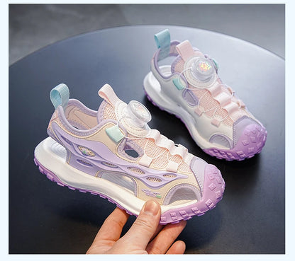 Girls'  Breathable Sports Shoes – Lightweight Running & Walking Sneakers