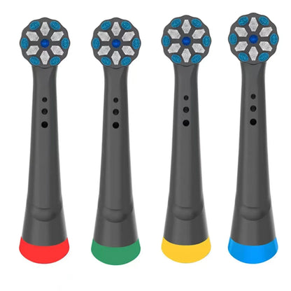 8pcs Compatible With Oral B IO Electric Toothbrush Head, Excellent Cloud Like Soft Bristles, Deep Cleaning, Colored Bottom Ring