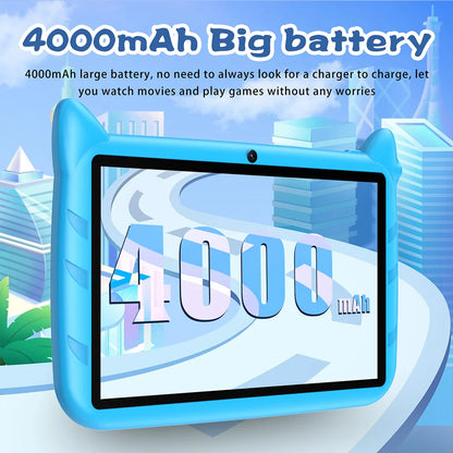 BDF 7" Kids Tablet Android 13 – 4GB+64GB, 5G WiFi, Dual Camera