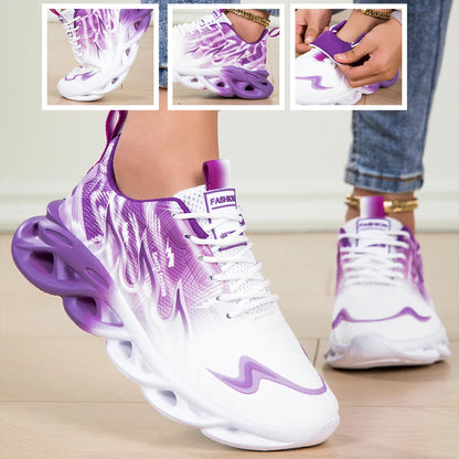 YRZL Unisex Lightweight Breathable Sports Sneakers