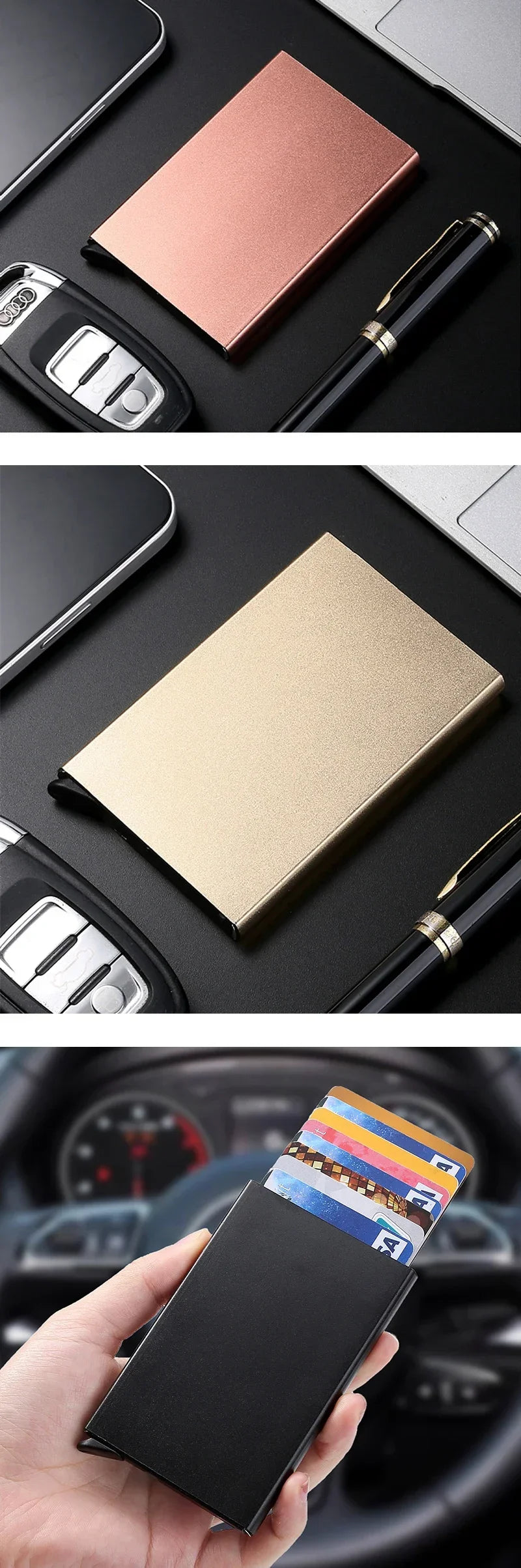 Men’s RFID Blocking Card Holder Wallet