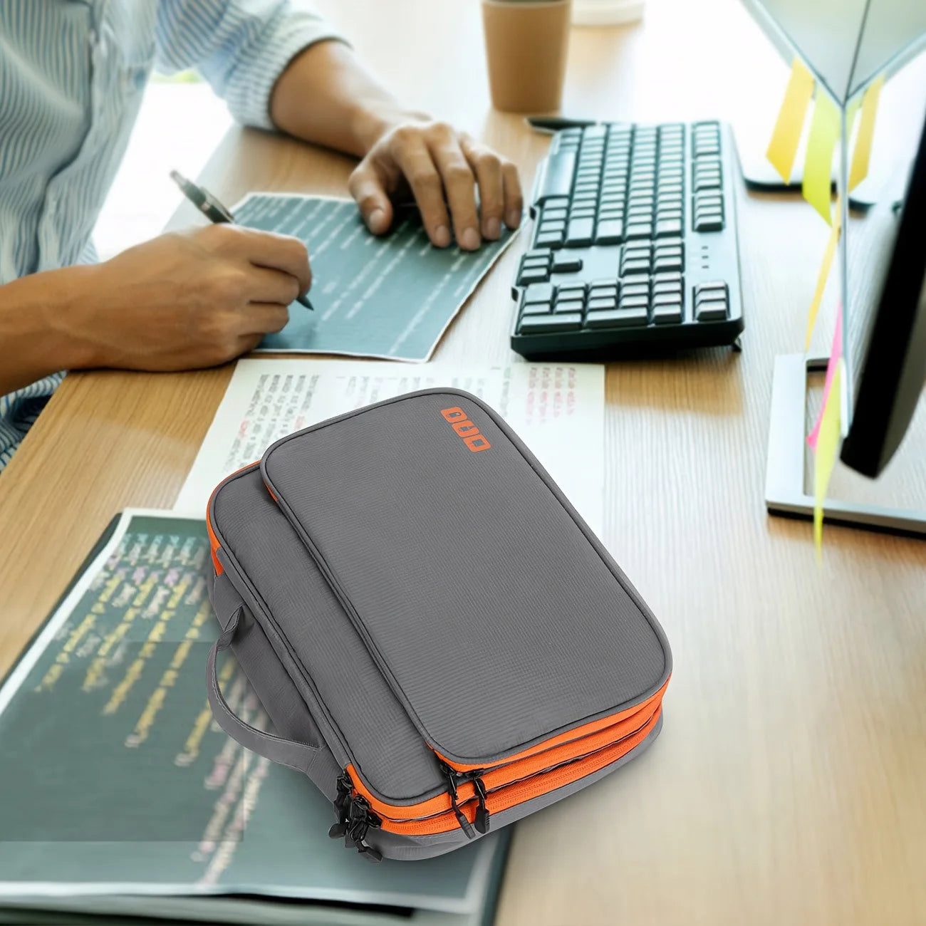Multi-Layer Travel Cable Organizer Bag