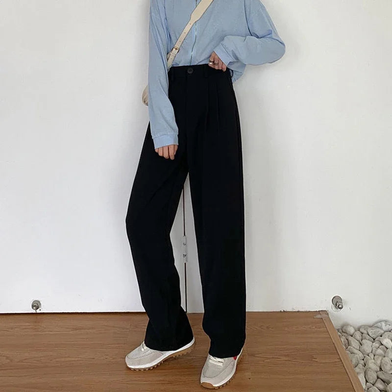 Power Elegance – High Waist Office Pants for Ladies
