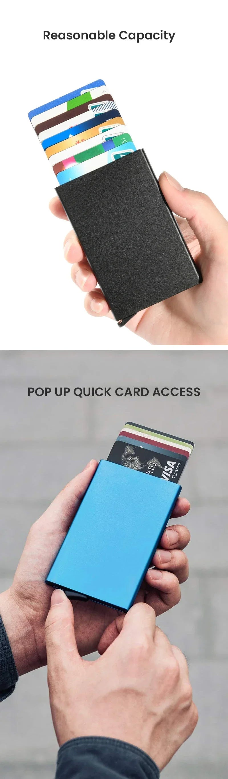 Men’s RFID Blocking Card Holder Wallet