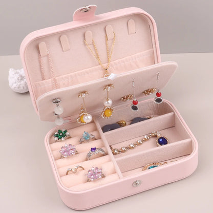 Travel Jewelry Case – Mini Portable Jewelry Organizer Box
