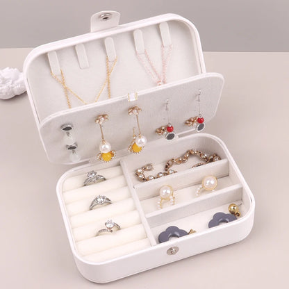 Travel Jewelry Case – Mini Portable Jewelry Organizer Box