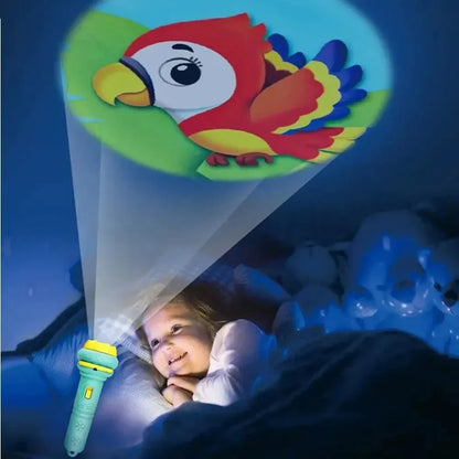 Cartoon Projection Flashlight Toy