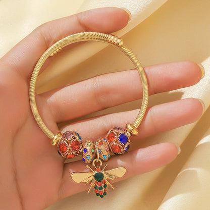 1PC Fashion Women's Multi Element Accessory Plate Family Bracelet, Suitable for Daily Wear, Party and Festival Gifts