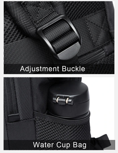 BANGE Waterproof School Laptop Backpack with USB Charging