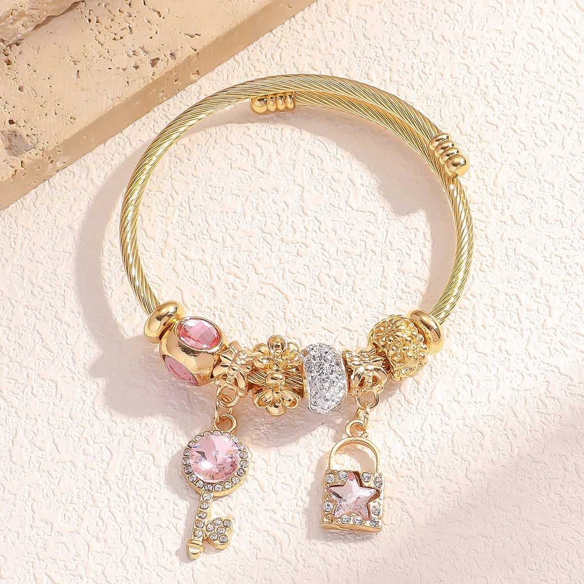 1PC Fashion Women's Multi Element Accessory Plate Family Bracelet, Suitable for Daily Wear, Party and Festival Gifts