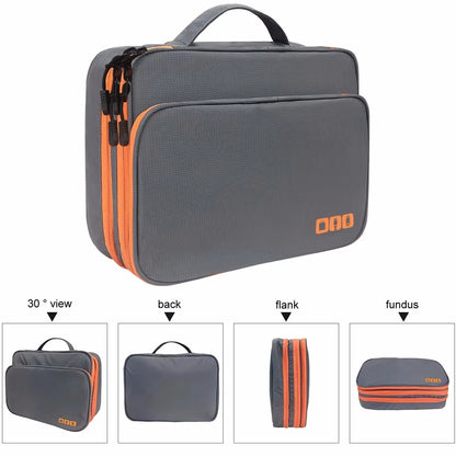 Multi-Layer Travel Cable Organizer Bag
