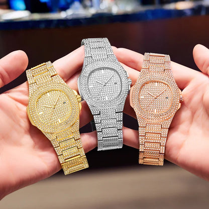 Luxury Steel Quartz Watch